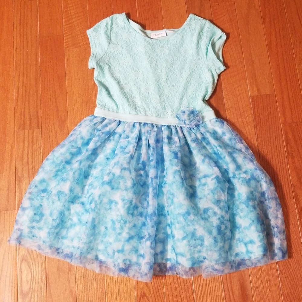 Children's place blue dress size Y10/12